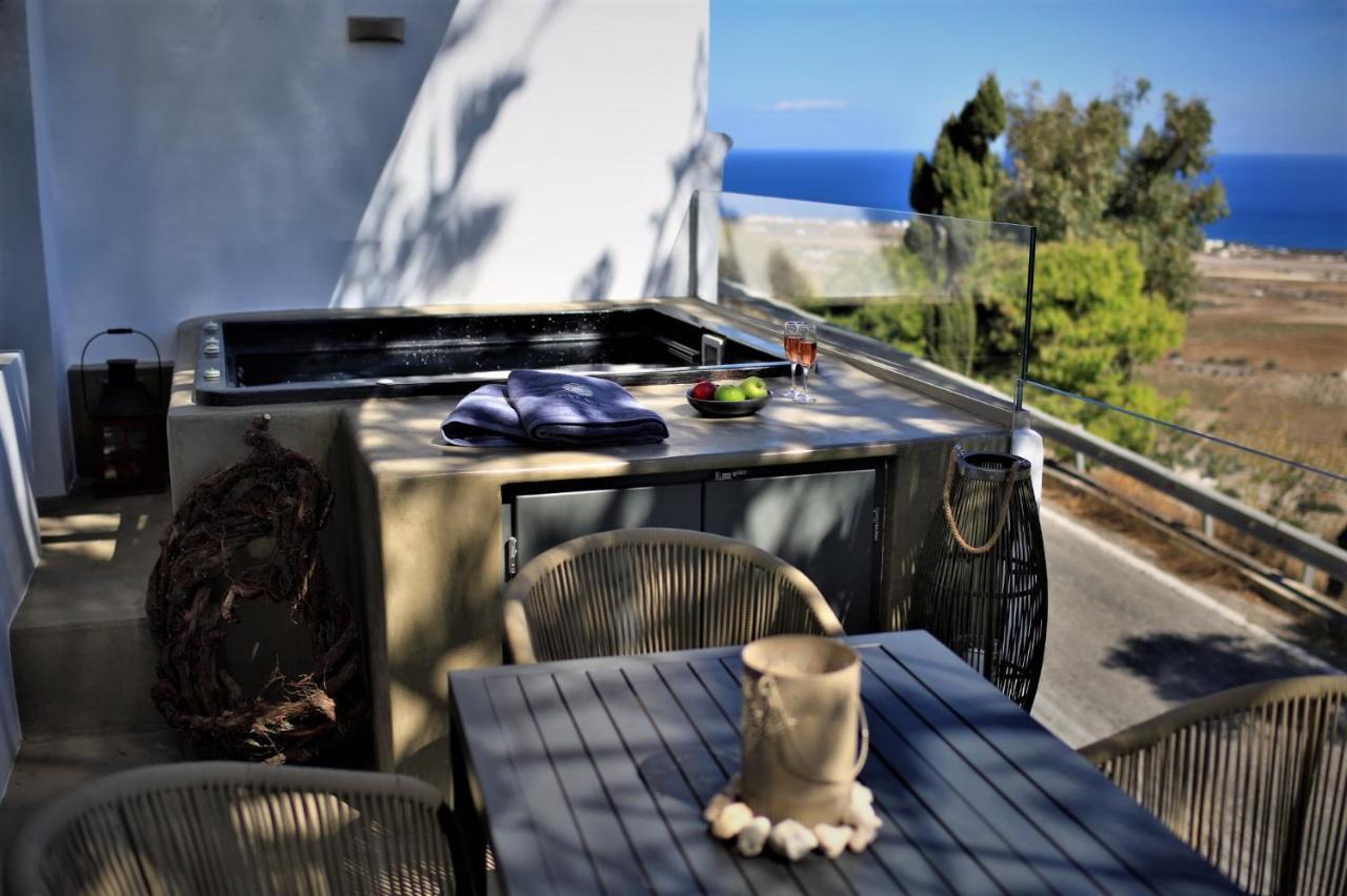 A Lux Villas Santorini Éxo Goniá Esterno foto